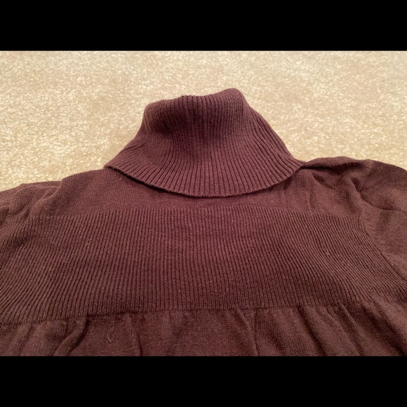 Michael Kors Brown Woman’s Turtleneck Sweater - Picture 2 of 4